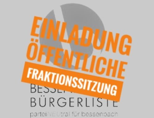 Einladung zur öffentlichen Fraktionssitzung 28.04.2025